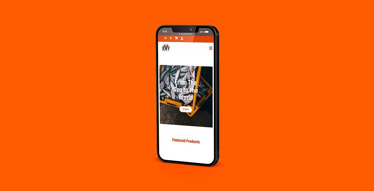 Kay Seafood Web Mobile