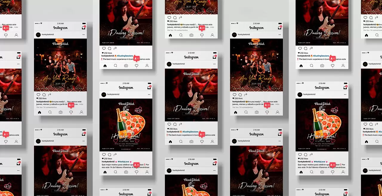 Redes Sociales Honky Tonk