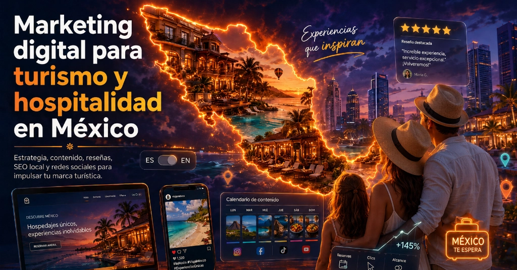 Marketing digital para negocios de turismo y hospitalidad en México